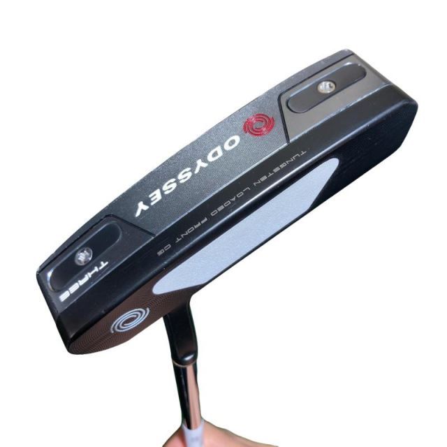 【中古】 オデッセイ TRI-HOT 5K THREE 33インチ パター PT STROKE LAB (フレックスその他) メンズ 男性用 右利き 右用 Cランク ゴルフクラブ