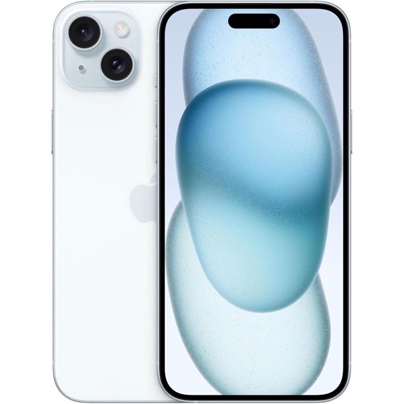 iPhone15 Plus 本体 SIMフリー 512GB 5G USBC 6.7インチ大画面 ロングバッテリー ガラスフィルム特典 {carrier} 15pl-512bl-a66h9