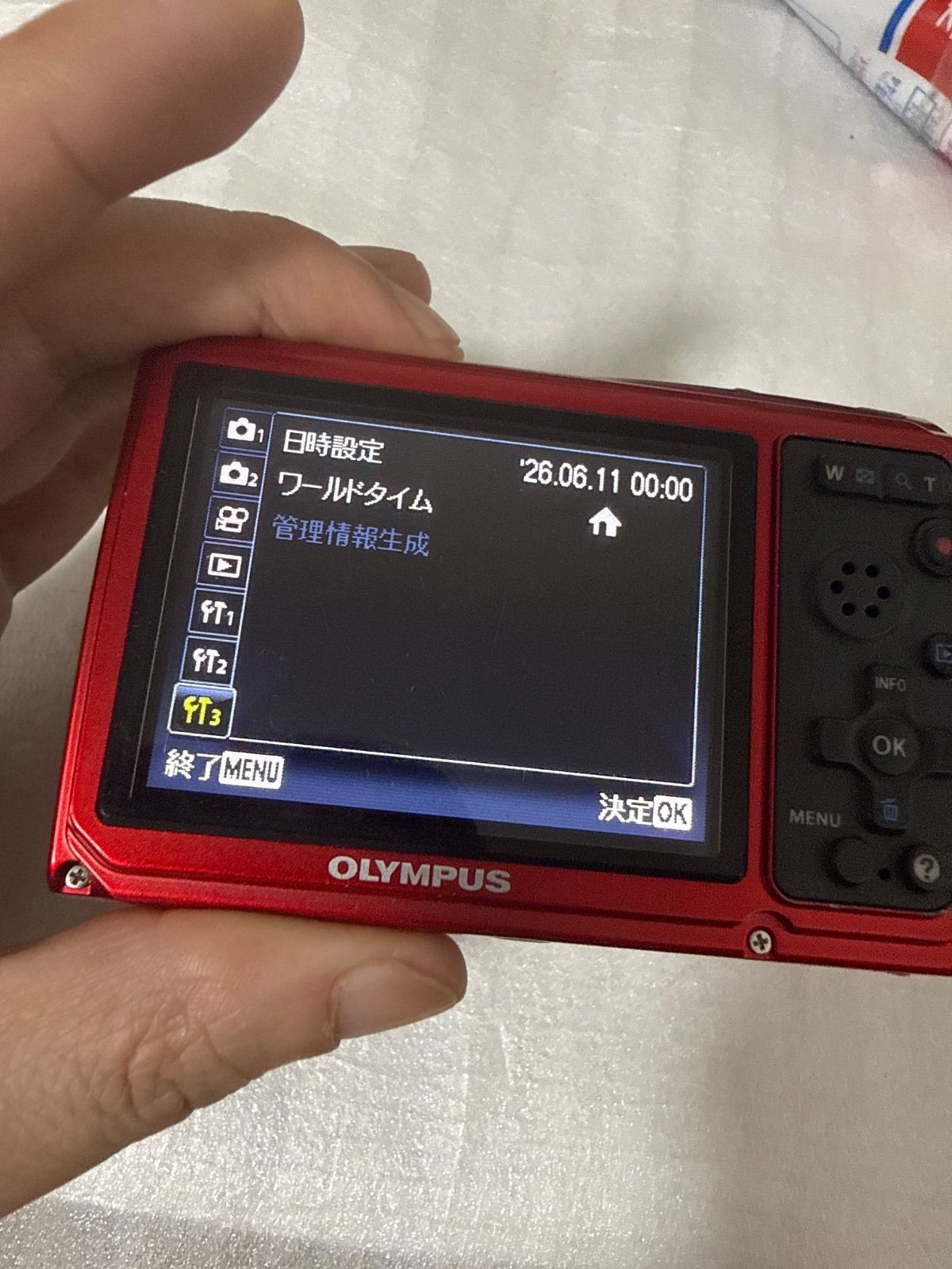 ❗️動作良好❗️デジカメ 本体 OLYMPUS TOUGH-310 - メルカリ