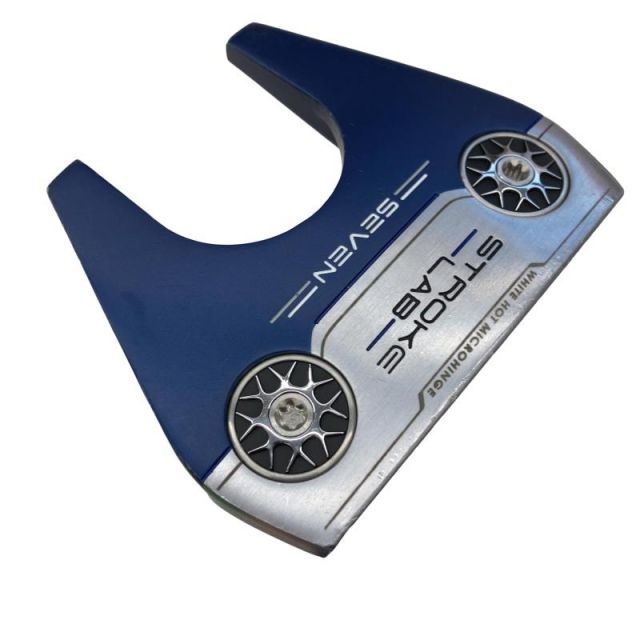 【中古】 オデッセイ STROKE LAB SEVEN(シルバー/ネイビー) 32インチ レディース パター PT STROKE LAB (フレックスその他) レディース 女性用 右利き 右用 Dランク ゴルフクラブ