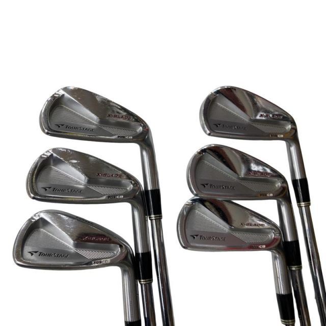 【中古】 ブリヂストン TOURSTAGE X-BLADE 709 CB 6S アイアンセット IR NS PRO 950GH ウェイトフロー (フレックスR) メンズ 男性用 右利き 右用 Dランク ゴルフクラブ