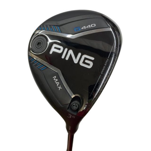 【中古】 ピン G440 MAX 3W フェアウェイウッド FW PING TOUR 2.0 BLACK 75(FW) (フレックスS) メンズ 男性用 右利き 右用 Cランク ゴルフクラブ