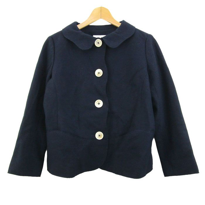 フォーティナインアベニュー ジュンコシマダ ショートジャケット アウター レディース 40サイズ ネイビー 49AV junko shimada 10,650円
