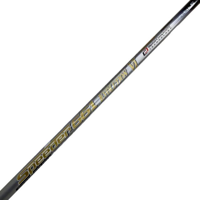 【中古】 タイトリストスリーブ付き(GT系) フジクラドライバー用 シャフト Speeder 661 EVOLUTION VI (フレックスS)Bランク ゴルフクラブ