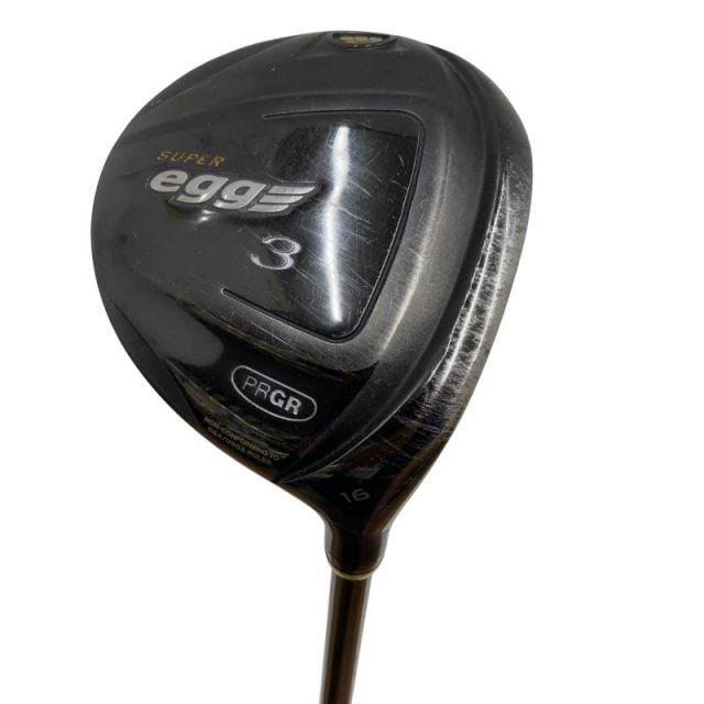 【中古】 プロギア SUPER egg(2017) 3W フェアウェイウッド FW eggオリジナルカーボン (フレックスR) メンズ 男性用 右利き 右用 Cランク ゴルフクラブ