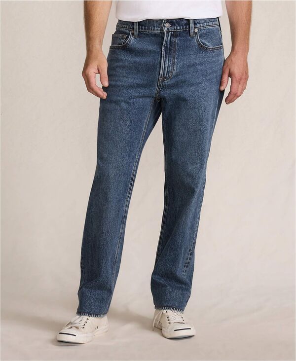 ランズエンド メンズ ボトムス デニムパンツ Lands End Mens Stretch Classic Fit Jean Medium glacier wash