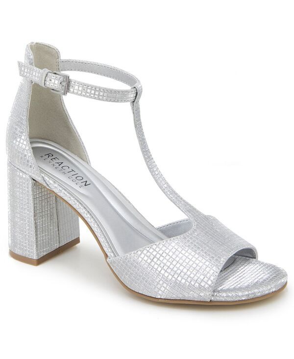 ケネスコール レディース シューズ サンダル Kenneth Cole Reaction Womens Levine Round Toe Dress Sandals Silver シルバー