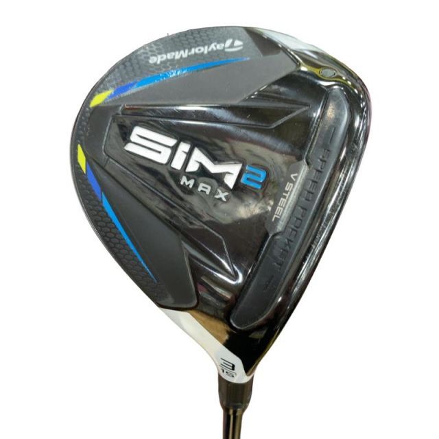 【中古】 テーラーメイド SIM2 MAX 3W フェアウェイウッド FW TENSEI BLUE TM50(SIM2 FW) (フレックスS) メンズ 男性用 右利き 右用 Cランク ゴルフクラブ