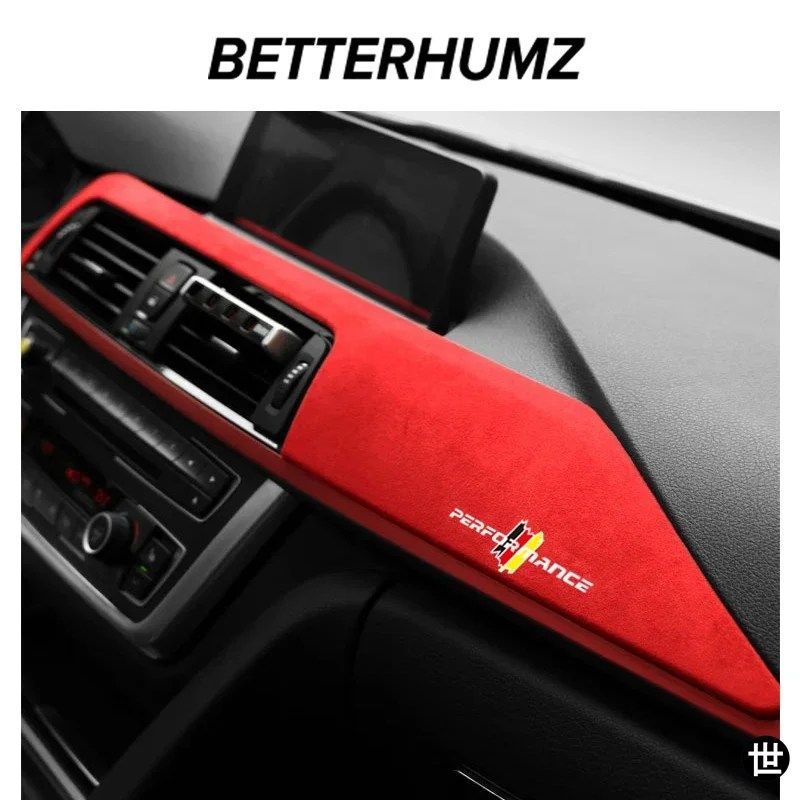 BMW 3シリーズ F30 F31 F36用 アルカンターラ製センターコンソールダッシュボードパネル計器カバートリム 車内アクセサリー