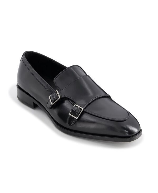 アンソニー ヴィア メンズ シューズ スリッポン・ローファー モンク Anthony Veer Mens Beaumont Double Monk Loafers Black ブラック