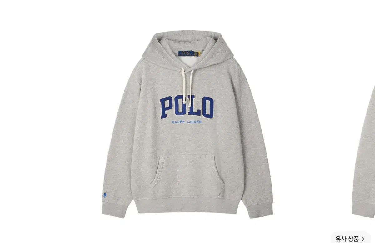 POLO RALPH LAUREN ポロラルフローレン RL フリース ロゴ フーディー アンドーバー ヘザー Lサイズ