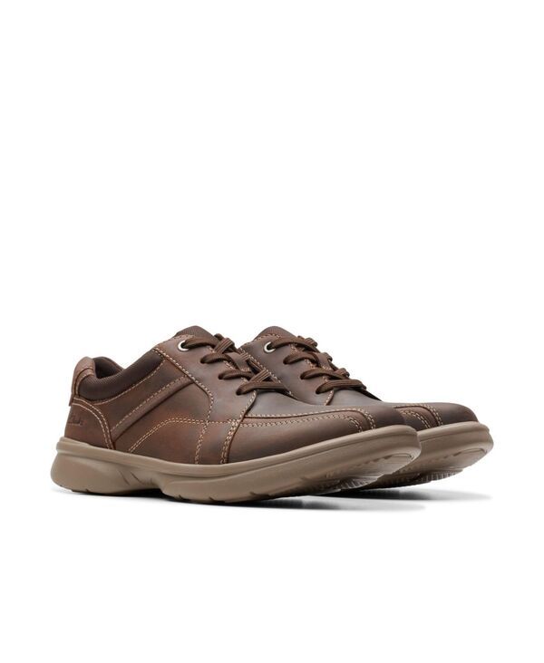 クラークス メンズ シューズ スニーカー Clarks Mens Collection Bradley Walk Comfort Shoes Beeswax Leather