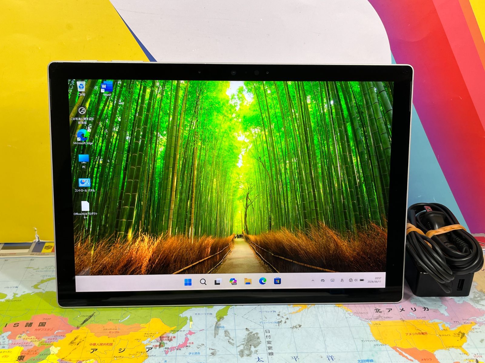 極美品 Surface Pro7+ 256GB 軽量 Office タブレット eSIM