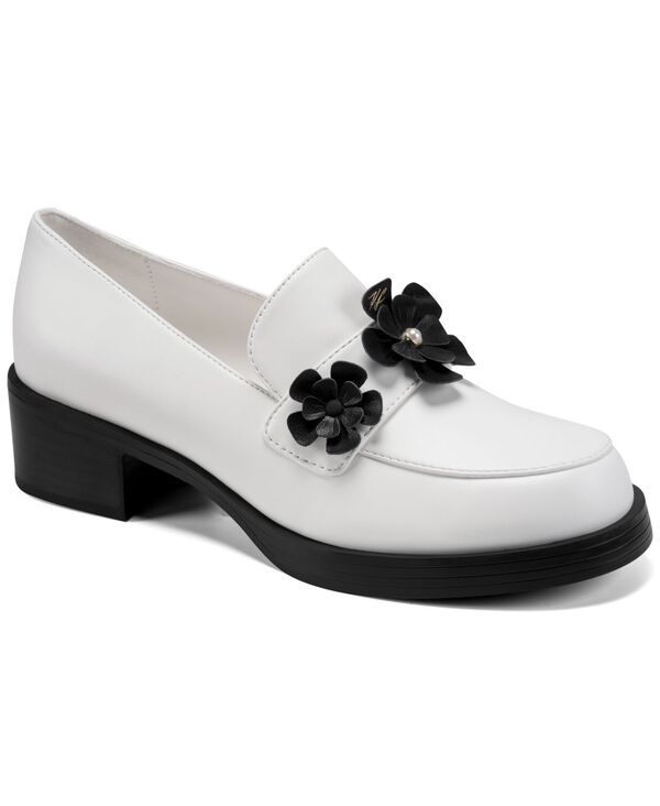 カール ラガーフェルド レディース シューズ スリッポン・ローファー KARLAGERFELD PARIS Womens Camilia Fleur Loafers Bright White ホワイト