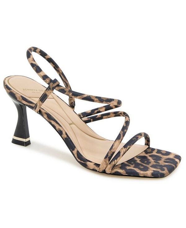 ケネスコール レディース シューズ サンダル Kenneth Cole New York Womens Dreama Square Toe Dress Sandals Leopard アニマル