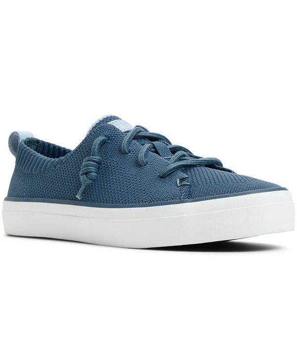 スペリー レディース シューズ スニーカー レース ニット Sperry Womens Crest Vibe Knit LaceUp Sneakers Navy ネイビー