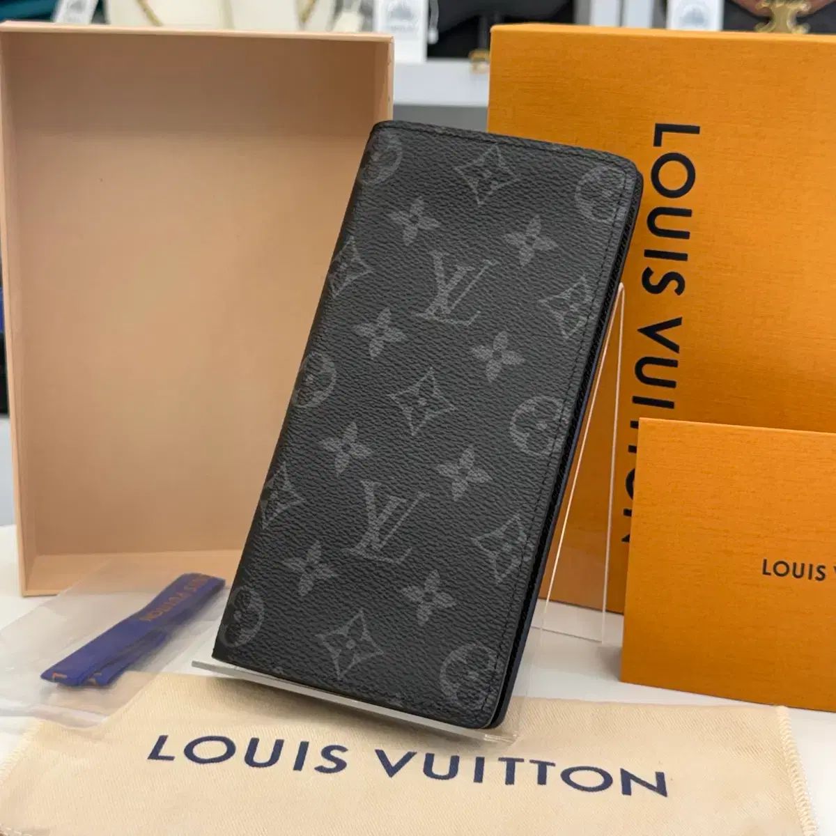 OS ルイヴィトン エクリプス スポーツブラ 財布 長財布