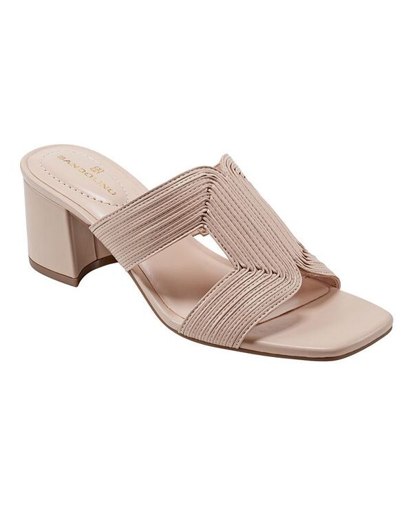 バンドリーノ レディース シューズ サンダル ヒール Bandolino Womens Merily Block Heel Dress Sandals Nearly Nude