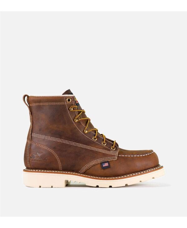 ソログッド メンズ シューズ ブーツ・レインブーツ Tシャツ Thorogood Mens American Heritage 6 Steel Toe Work Boots for Men Crazy