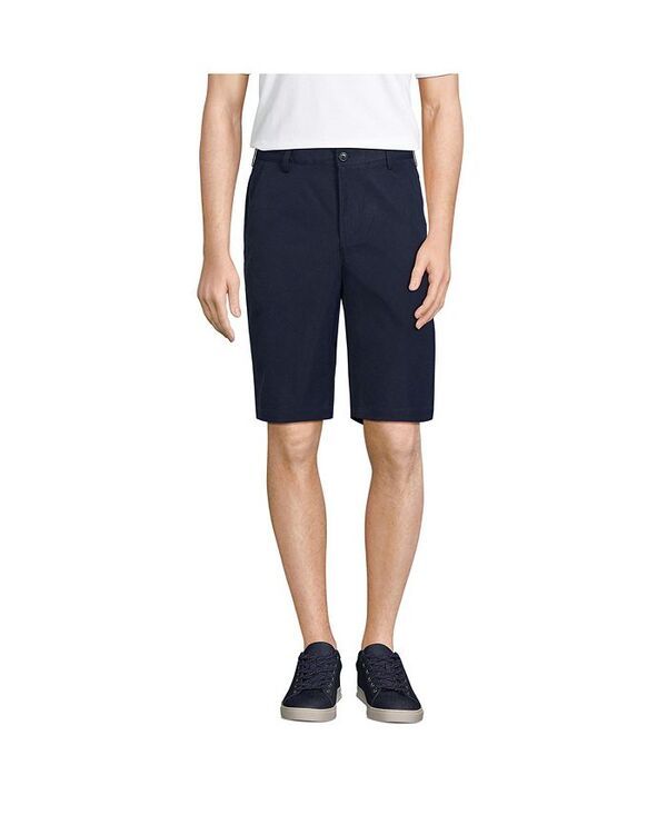 ランズエンド メンズ ボトムス ハーフパンツ・ショーツ ショートパンツ Lands End Mens Active Performance Chino Shorts Classic navy ネイビー