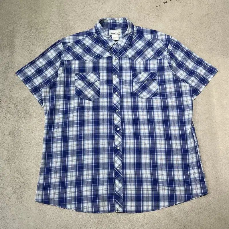 Wrangler(ラングラー) ウェスタン CHECK ハーフシャツ s12028