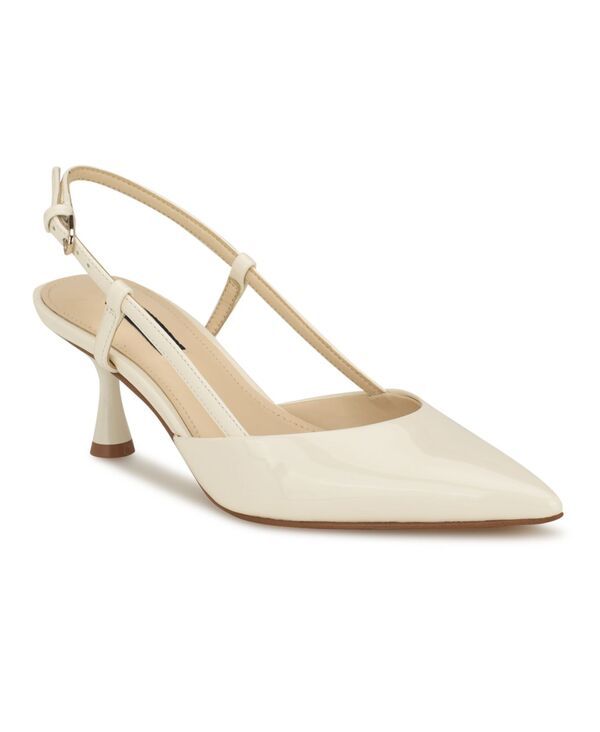 ナインウェスト レディース シューズ パンプス ヒール Nine West Womens Rhonda Pointy Toe Tapered Heel Dress Pumps Cream Faux P