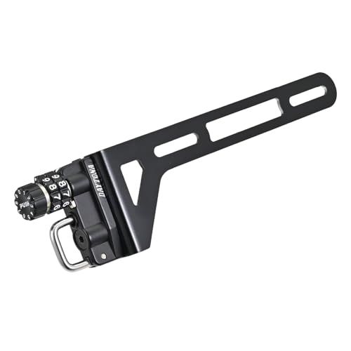 デイトナ(Daytona) ヘルメットロック バイク ナンバープレート用 左側 ヘルメットホルダー ダイヤルタイプ 48520ts