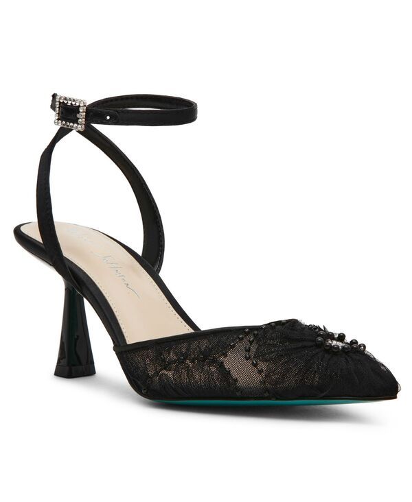 ベッツィジョンソン レディース シューズ パンプス アンクル Betsey Johnson Womens Deliankle Strapumps Black ブラック
