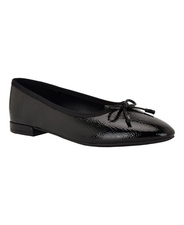 カルバンクライン レディース シューズ パンプス ヒール Calvin Klein Womens Cyrie Low Block Heel Ballet Flats Black ブラック