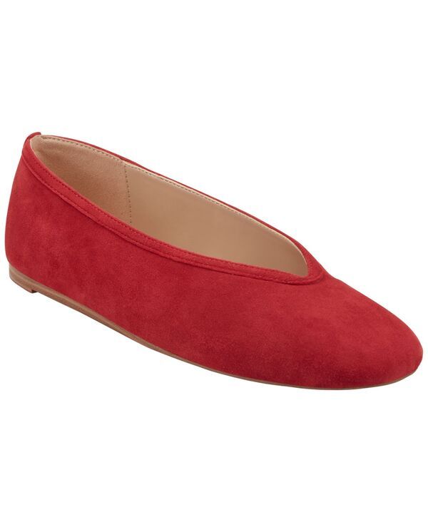 マーク・フィッシャー レディース シューズ パンプス Marc Fisher LTD Womens Gradi SlipOn Flats Red Suede レッド