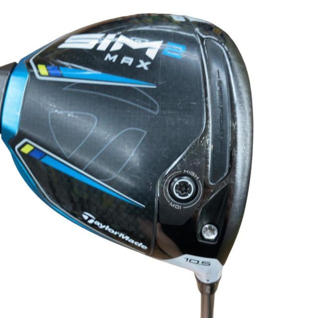 【中古】 テーラーメイド SIM2 MAX 10.5° ドライバー DR 純正特注シャフト (フレックスその他) メンズ 男性用 右利き 右用 Cランク ゴルフクラブ