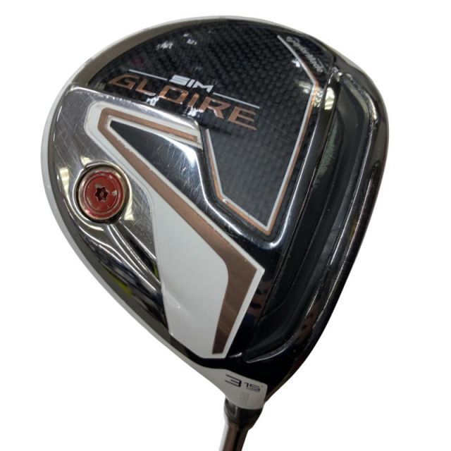 【中古】 テーラーメイド SIM GLOIRE 3W フェアウェイウッド FW AIR Speeder TM(FW) (フレックスS) メンズ 男性用 右利き 右用 Cランク ゴルフクラブ