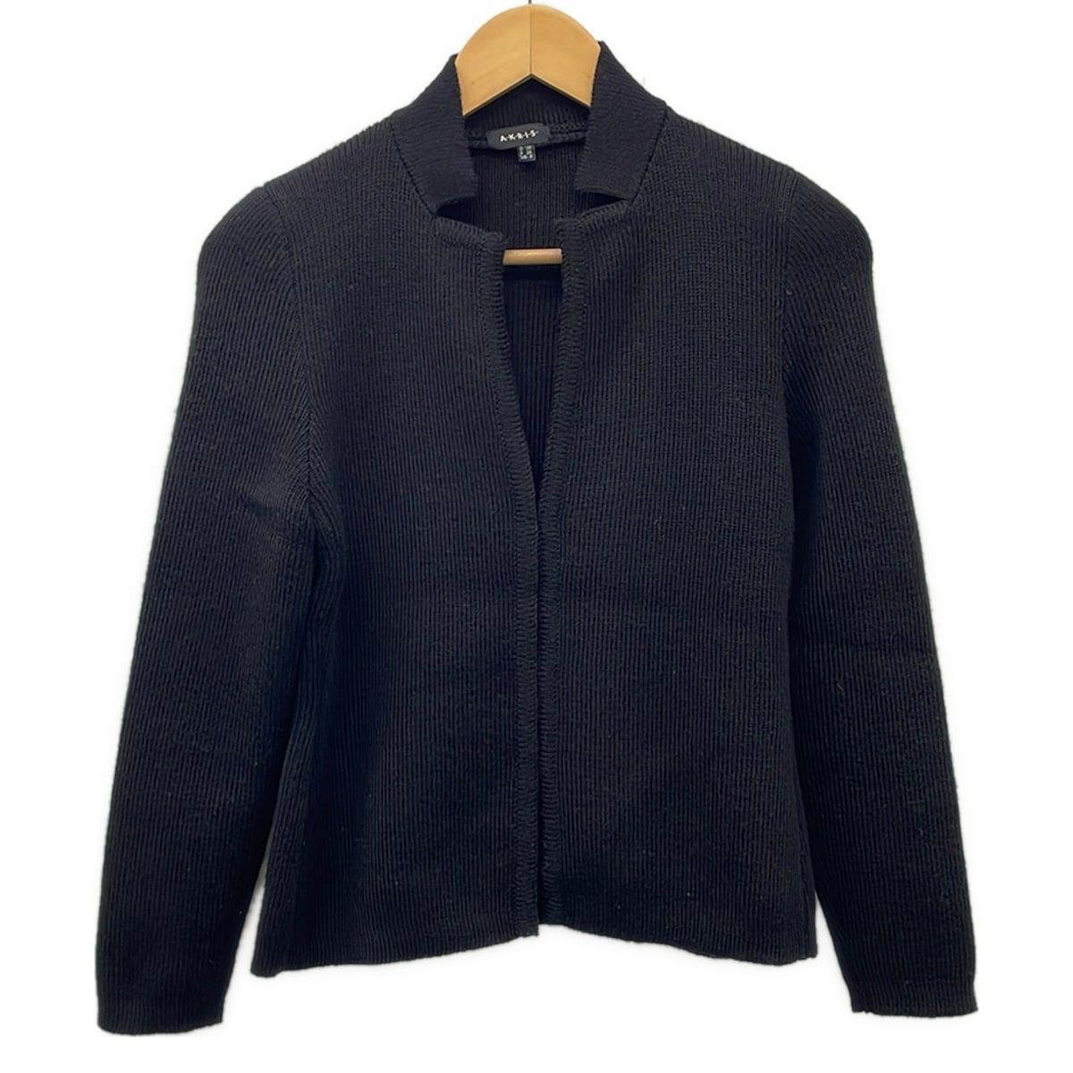 AKRIS(アクリス) カーディガン サイズUS 6 レディース美品 - 黒 長袖