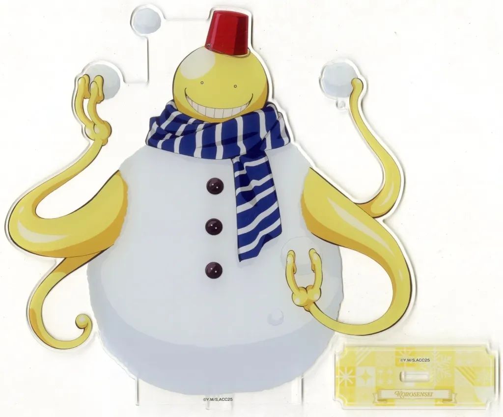 【中古】アクリルスタンド・アクリルパネル 殺せんせー BIGアクリルスタンド 雪遊びVer. 「暗殺教室」 ジャンプフェスタ2026受注生産限定
