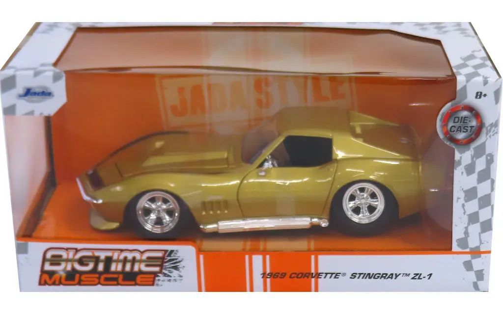 中古】ミニカー 1/24 1969 コルベット スティングレイ(メタリック