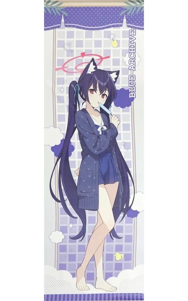 【中古】タペストリー 黒見セリカ 特大タペストリー 「ブルーアーカイブ×SPAWORLD HOTEL＆RESORT」