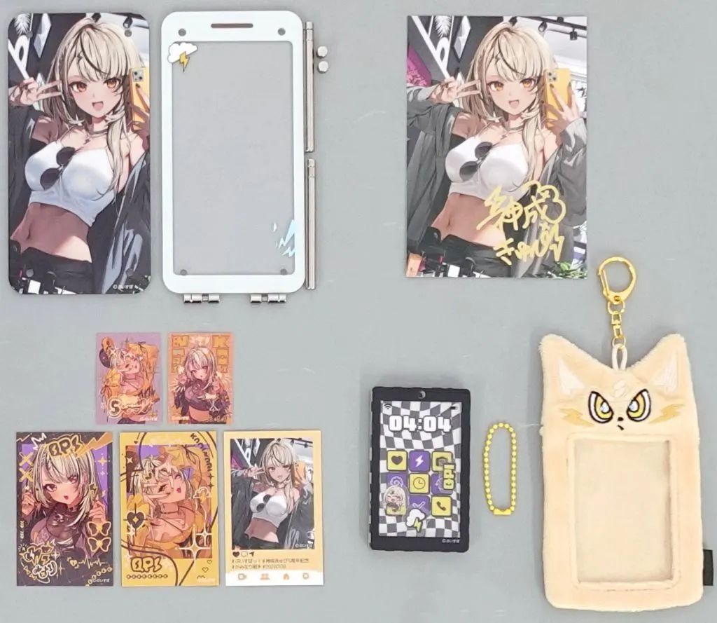 【中古】グッズセット 神成きゅぴ 5周年記念グッズセット 「バーチャルYouTuber ぶいすぽっ! 神成きゅぴ 5周年記念2026」
