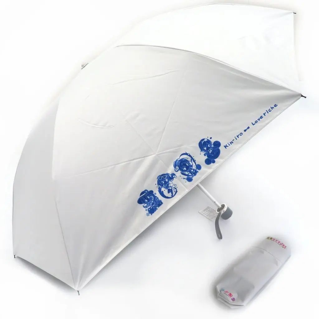【中古】雨傘・折りたたみ傘・日傘 集合 折り畳み日傘 「金色ラブリッチェ」 Character Goods Festa2025冬グッズ