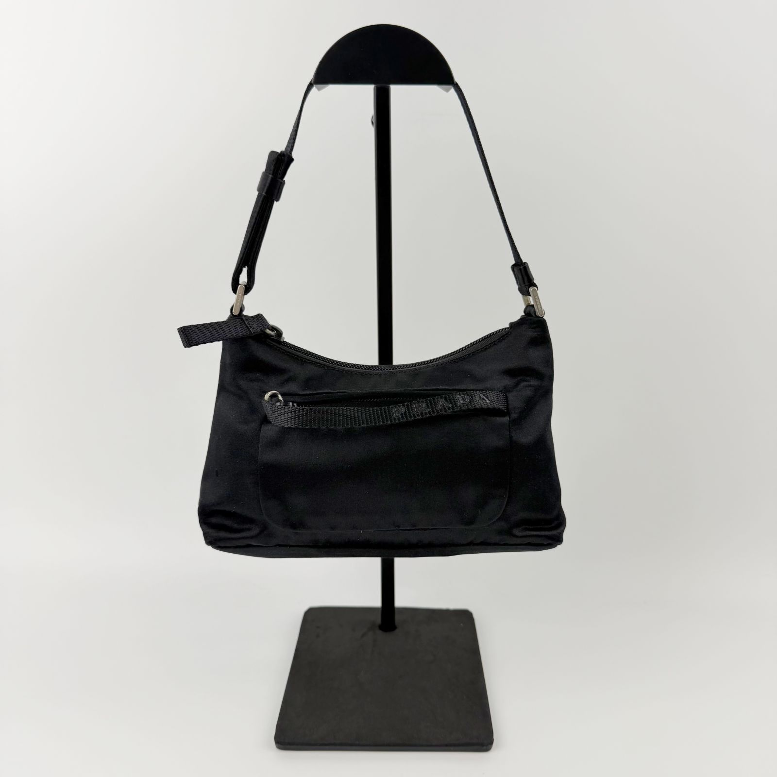 【中古】PRADA プラダ ハンドバッグ ナイロン ブラック ヴィンテージ レディース HIBUOCHI VINTAGE hboc260608a02