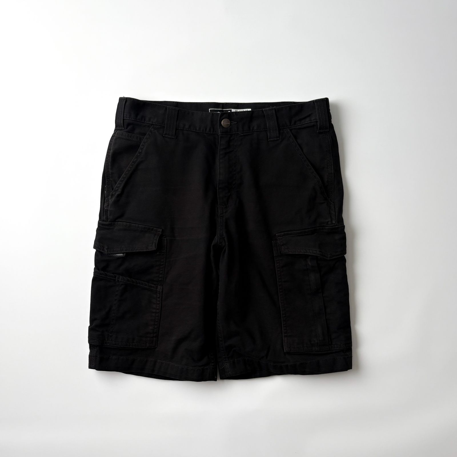 Carhartt ショートパンツ W32 ブラック 鬼ヒゲ カーゴショーツ Y2K 