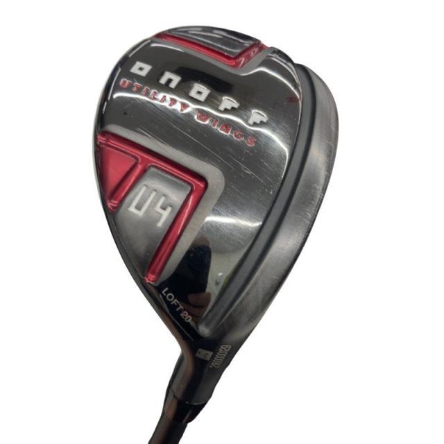 【中古】 ダイワ(グローブライド) ONOFF UTILITY WINGS(2022) AKA U4 ユーティリティ UT LABOSPEC SHINARI:u70 (フレックスS) メンズ 男性用 右利き 右用 Cランク ゴルフクラブ