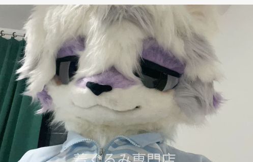 犬　猫　着ぐるみ ヘッド全頭　ヘッド ケモノ ファースーツ ぬいぐるみ コスプレ コスチューム Kurumi 一点物 C670