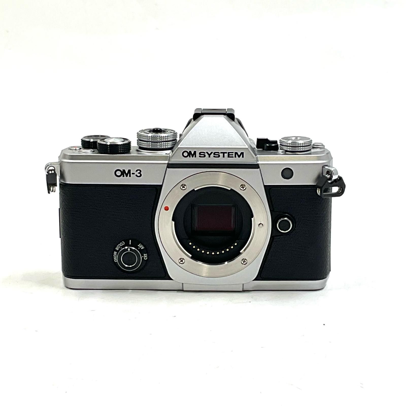 【全額返金保証】【最速発送】OM SYSTEM デジタル一眼 OM-3 シルバー 超美品 動作確認済