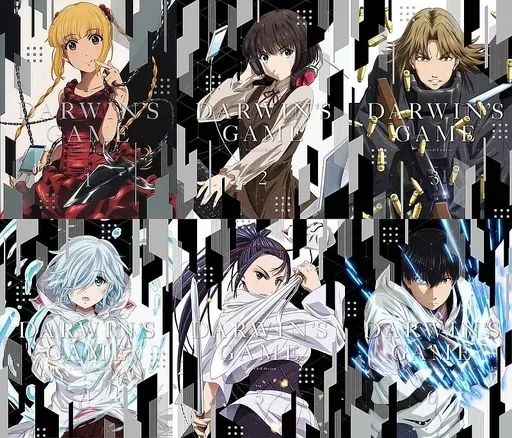 【中古】アニメBlu-ray Disc ダーウィンズゲーム 完全生産限定版 全6巻セット