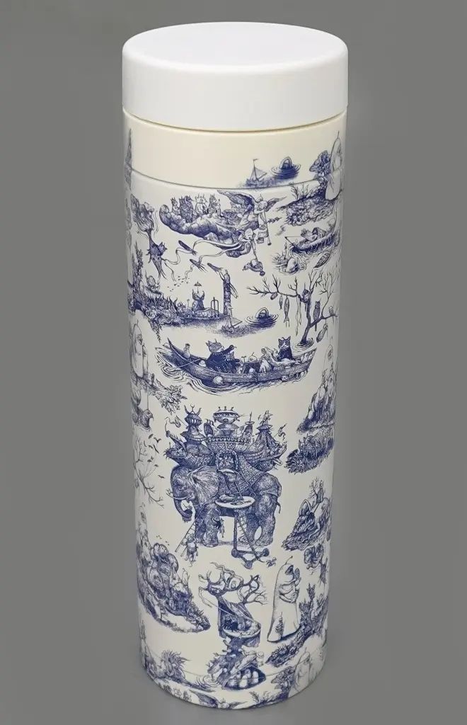 【中古】マグカップ･湯のみ BABEL(ヒグチユウコ) スリムサーモステンレスボトル 500ml