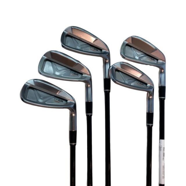 【中古】 プロギア PRGR 05(2023) 5S アイアンセット IR MCI BLACK FOR PRGR (フレックスSR) メンズ 男性用 右利き 右用 Cランク ゴルフクラブ