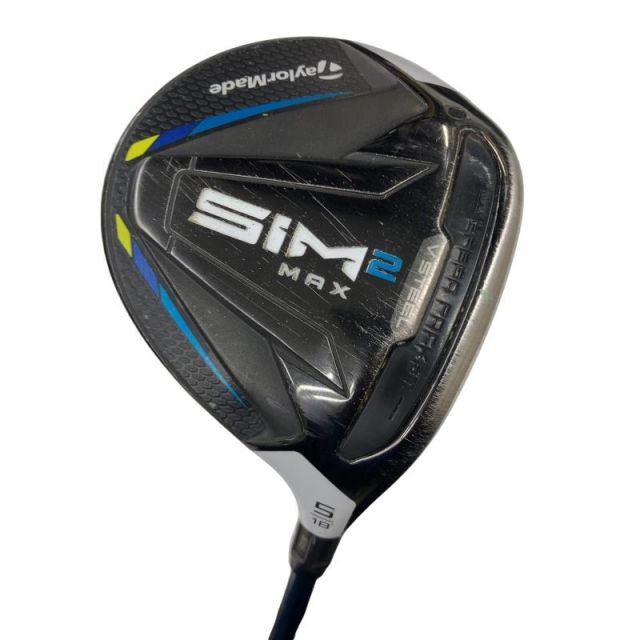 【中古】 テーラーメイド SIM2 MAX 5W フェアウェイウッド FW TENSEI BLUE TM50(SIM2 FW) (フレックスS) メンズ 男性用 右利き 右用 Cランク ゴルフクラブ