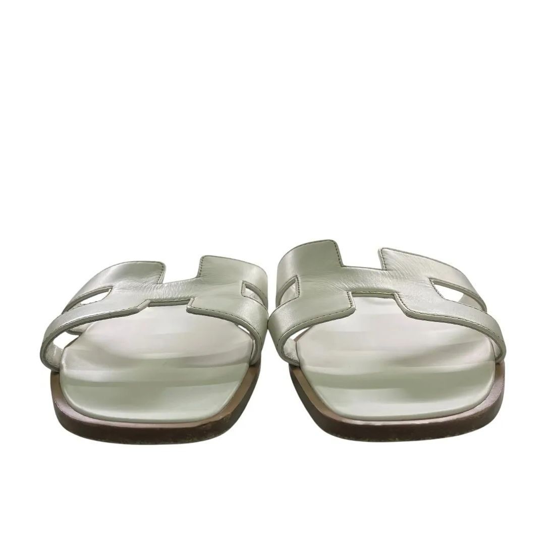 HERMES エルメス サンダル オラン Sandals Oran Blanc White H021056Z
