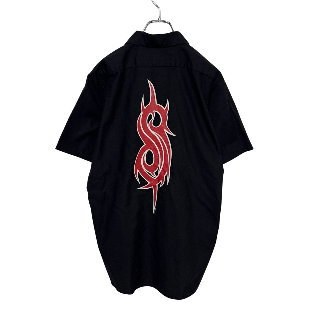 【RED KAP】00s 2001 Slipknot Band Work Shirt スリップノット メタルバンド ワークシャツ S-6927