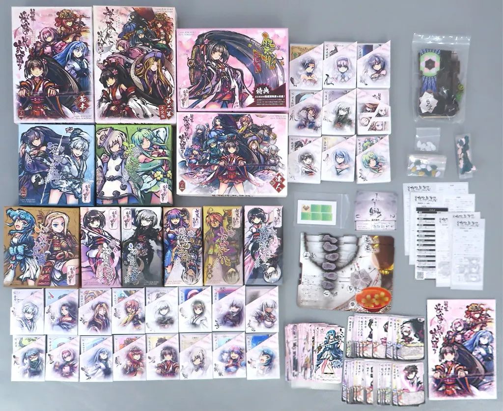 【中古】ボードゲーム [現状品] 桜降る代に決闘を+新幕 桜降る代に決闘を 詰め合わせセット